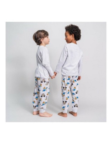 Pijama Infantil Mickey Mouse Gris 6 Años 100% Algodón - CERDA | Kiwiku