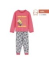 Cerda Pijama Largo Single Jersey Minions Rosa Talla 4 Años Infantil Niña 100% Algodón