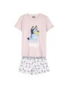 Cerda Pijama Corto Infantil Single Jersey Bluey Rosa Talla 4 Años