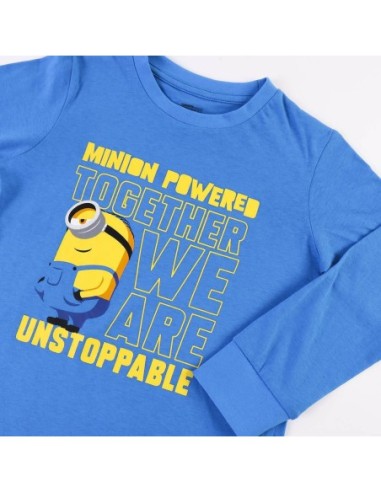 Pijama Infantil Minions Azul Talla 4 Años - CERDA | Kiwiku
