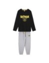 Cerda Pijama Largo Single Jersey Batman Negra Talla Xxl