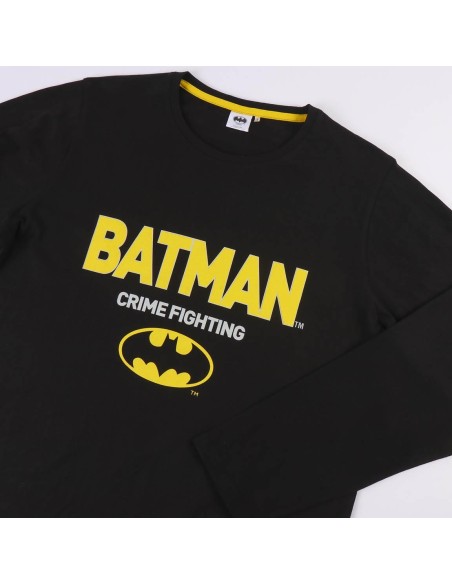 CERDA Pijama Largo Batman Negra XXL - Comodidad Y Estilo Para Fans