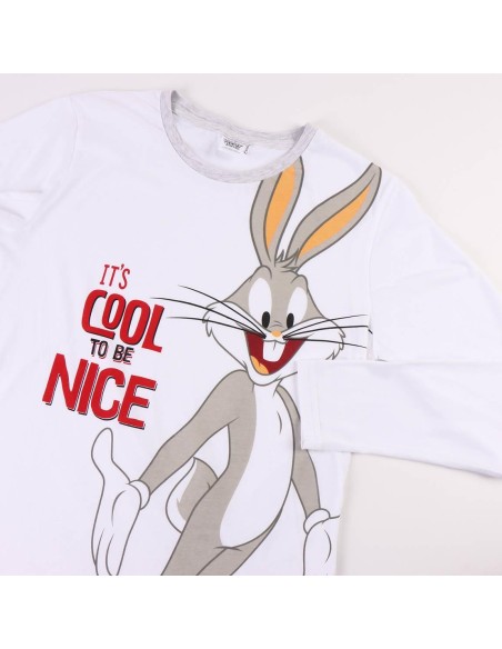 Pijama Largo CERDA Looney Tunes Talla S Para Mujer - Kiwiku
