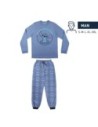 Cerda Pijama Largo Single Jersey Stitch Azul Talla S para Hombre