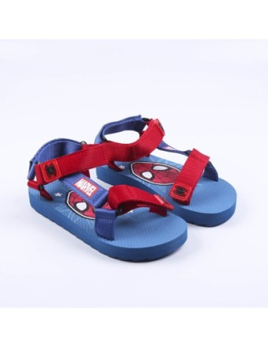 CERDA Sandalias Casual Velcro Spiderman Azul Talla T029 - Comodidad y Estilo