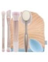 Real Techniques Endless Summer Glow Brush Kit - Set de 8 Brochas de Maquillaje Veganas