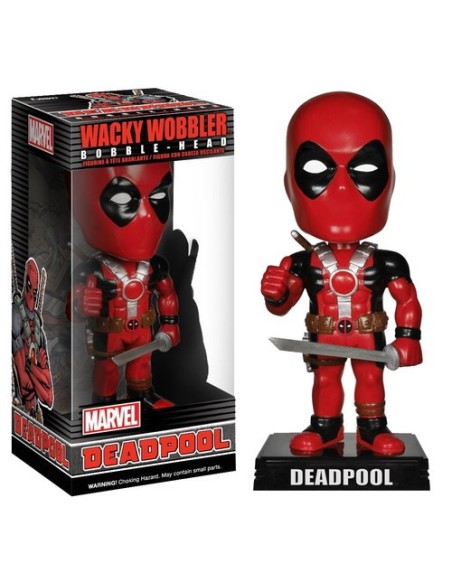 Figura cabezon marvel: deadpool 15cm