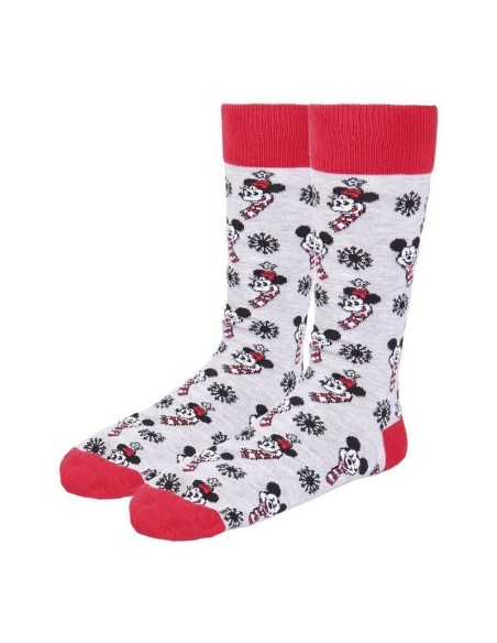 Pack De 3 Calcetines Mickey amp Minnie Navidad Multicolor | CERDA | Talla 40-46