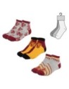 Cerda Pack Calcetines Tobilleros Harry Potter Unisex, Talla Única (41-46), 3 Pares