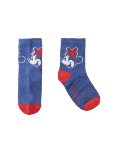 Pack Calcetines Minnie Mouse 3 Piezas Talla 31/34 Infantil - CERDA | Kiwiku