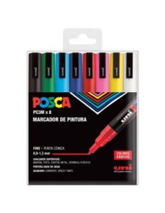 uni-ball_posca_basic_pc-3m_set_de_8_marcadores_punta_fina_0