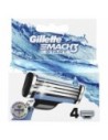 Gillette Mach3 Start Recambio Maquinilla de Afeitar - 4 Unidades