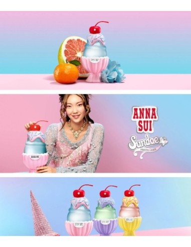 ANNA SUI Sundae Pretty Pink 50ml - Perfume Floral Frutal para Mujer