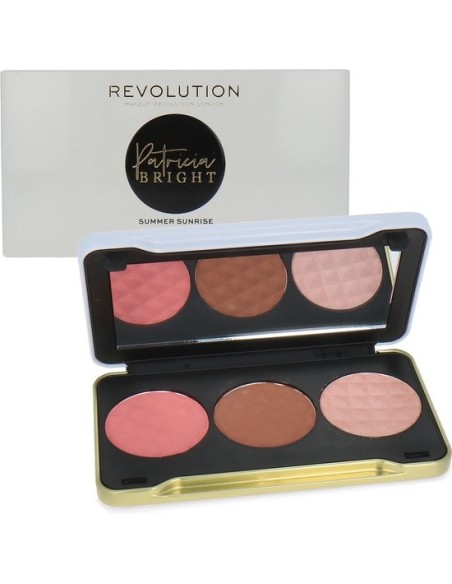 MAKEUP REVOLUTION Patricia Brights Contour Palette Summer Sunrise  Paleta De Contorno Y Iluminador