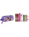 Violetta butterflies * portatodo doble lleno 23 piezas