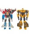 Transformers: Reactivate - Pack de Figuras de Acción Bumblebee y Starscream, 16 Cm