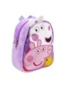 Cerda Mochila Guardería Personaje Peluche Peppa Pig Lila 18 X 22 X 8 Cm
