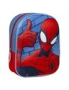 Cerda Mochila Infantil 3d Spider-man Azul y Rojo 25 X 31 X 10 Cm para Niños
