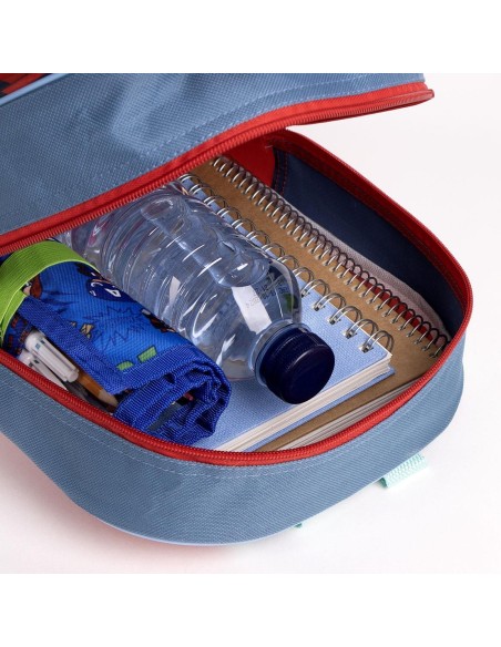 Mochila Infantil 3D Spider-Man Azul Y Rojo De CERDA - Kiwiku