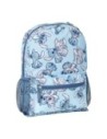 Cerda Mochila Infantil Tiempo Libre Estampado Stitch, Color Azul, 23 X 33 X 9 Cm