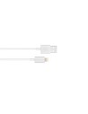 Moshi usb cable con conector lightning color blanco