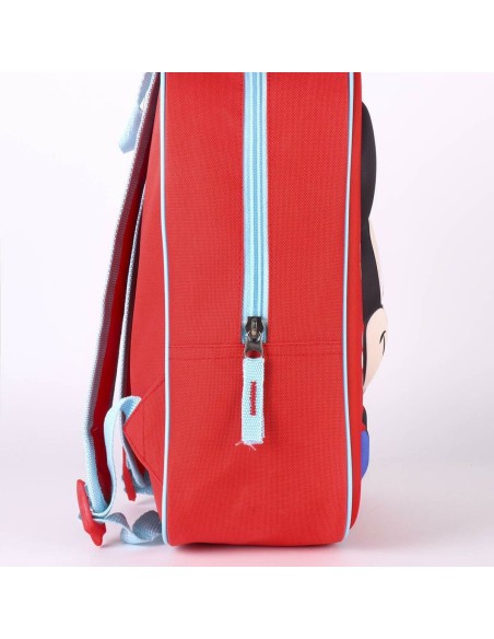 CERDA Mochila Escolar Mickey Mouse Color Rojo (25 X 31 X 10 Cm)