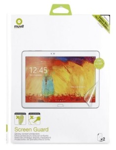 Muvit MUSCP0520 - Set de 2 protectores de pantalla para Samsung Galaxy Note 10.1 (edición 2014): Kiwiku.com: Informática