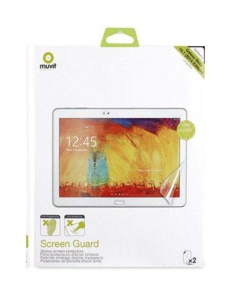 Muvit MUSCP0520 - Set de 2 protectores de pantalla para Samsung Galaxy Note 10.1 (edición 2014): Kiwiku.com: Informática