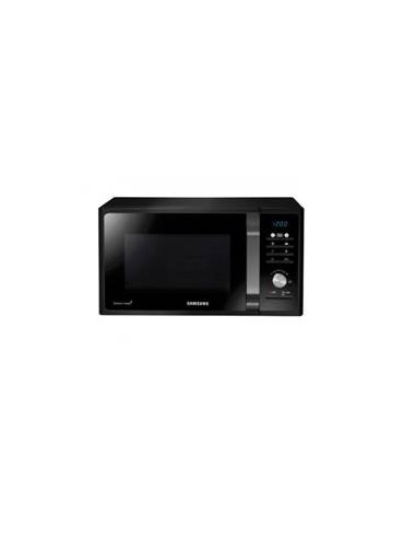 MICROONDAS SAMSUNG 23 LITROS CON GRILL NEGRO INTERIOR CERAMICA DISPLAY