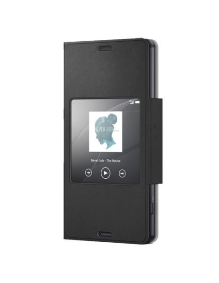 Sony O3SCR26B - Funda smart para Sony Xperia Z3 Compact, negro: Kiwiku.com: Electrónica