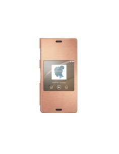 Kiwiku.com: Sony O3SCR24C - Funda para Xperia Z3 (con función ventana) cobre - Electrónica