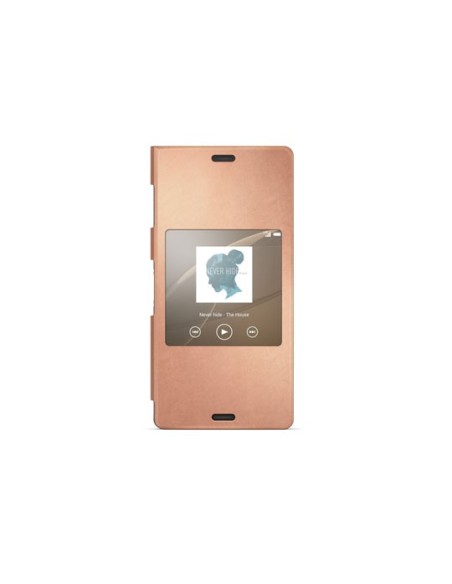 Kiwiku.com: Sony O3SCR24C - Funda para Xperia Z3 (con función ventana) cobre - Electrónica