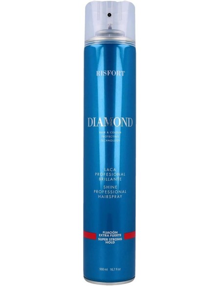 RISFORT Diamond Laca Spray Extra Fuerte 500 Ml - Fijación Profesional