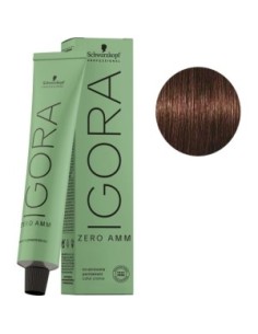SCHWARZKOPF Igora Zero Ammonia Medium Ash Brown Nº 4-13 60 Ml - Tinte Permanente Sin Amoníaco