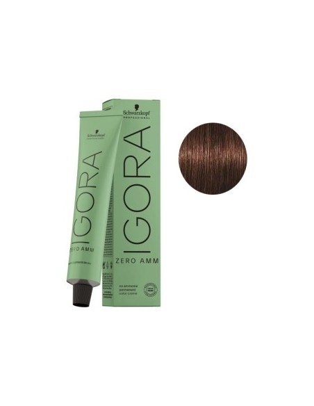 SCHWARZKOPF Igora Zero Ammonia Medium Ash Brown Nº 4-13 60 Ml - Tinte Permanente Sin Amoníaco