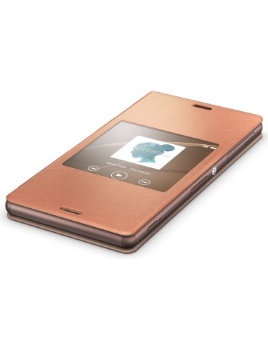 Kiwiku.com: Sony O3SCR24C - Funda para Xperia Z3 (con función ventana) cobre - Electrónica