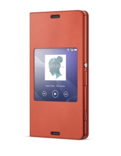 Sony O3SCR26O - Funda para Xperia Z3 Compact (con función ventana) naranja: Kiwiku.com: Electrónica 2