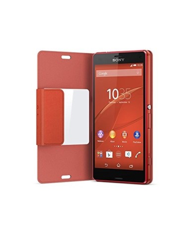 Sony O3SCR26O - Funda para Xperia Z3 Compact (con función ventana) naranja: Kiwiku.com: Electrónica