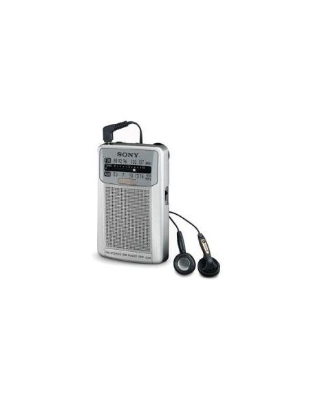 Sony SRFS26S - Radio portátil AM/FM, plateado: Kiwiku.com: Electrónica