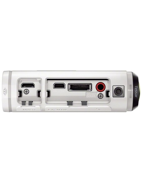 Sony Action Cam HDR-AS200VB - Videocámara deportiva (Full HD, resistente a salpicaduras con WI-FI, NFC, GPS y kit de montaje pa