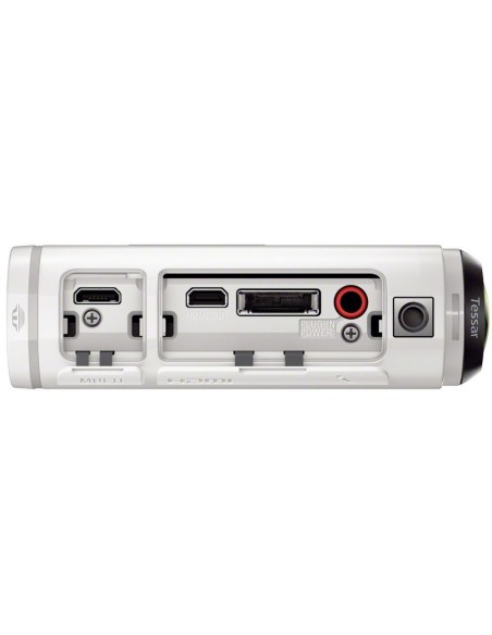 Sony Action Cam HDR-AS200VR - Videocámara deportiva (Full HD, resistente a salpicaduras, WI-FI, NFC, GPS y kit de mando a dista