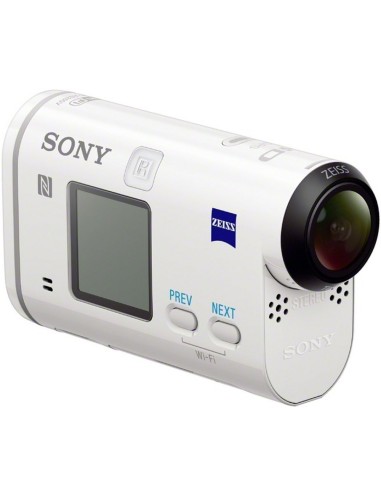 Sony Action Cam HDR-AS200VT - Videocámara deportiva (Full HD, resistente a salpicaduras con WI-FI, NFC, GPS y kit de viaje), bl