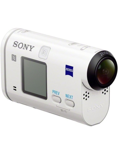 Sony Action Cam HDR-AS200VT - Videocámara deportiva (Full HD, resistente a salpicaduras con WI-FI, NFC, GPS y kit de viaje), bl