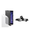 Pack made for xperia para z3 (funda folio stand + protector pantalla + cargador)