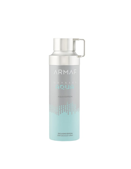ARMAF Odyssey Aqua Body Spray 200ml Para Hombre - Fragancia Aromática Amaderada  