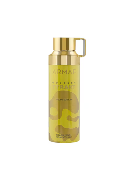 Compra ARMAF Odyssey Tyrant Body Spray 200ml Para Hombre - Fragancia Oriental Amaderada  
