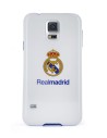 Funda tpu blanca escudo color samsung galaxy s5 real madrid