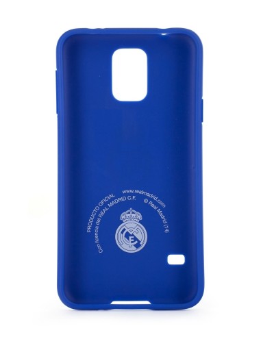 Kiwiku.com: Real Madrid RMCT003 - Funda TPU para Samsung Galaxy S5, con escudo color, blanco - Electrónica
