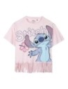 Cerda Camiseta de Manga Corta Infantil Stitch Azul Talla 6 Años