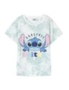 Cerda Camiseta de Manga Corta Infantil Stitch Multicolor Talla 14 Años 100% Algodón